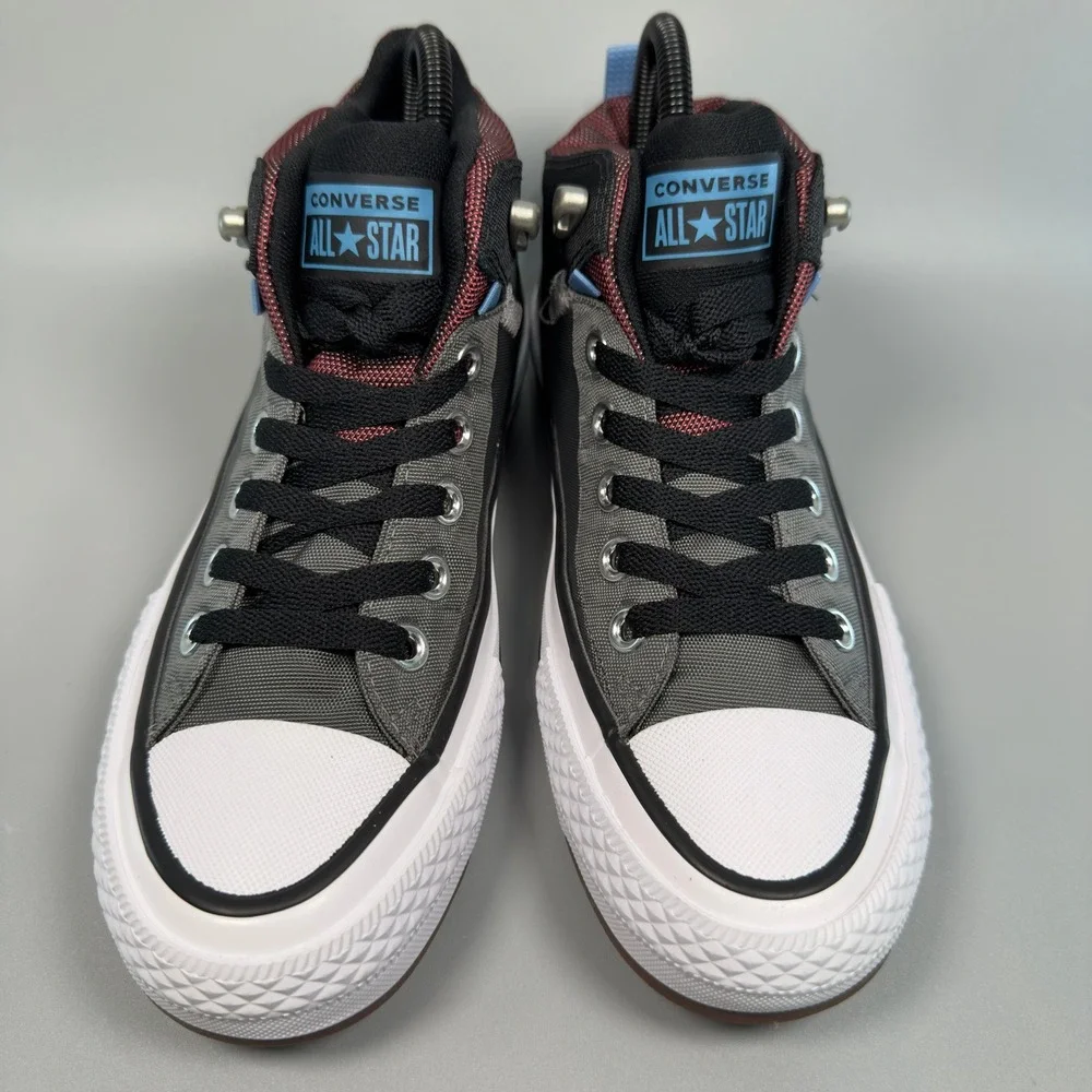 Converse Chuck Taylor All Star Street Women 7.5 7 1/2 Sneaker Boot Mid Lace Shoe - Picture 3 of 16